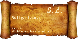 Saliga Laura névjegykártya